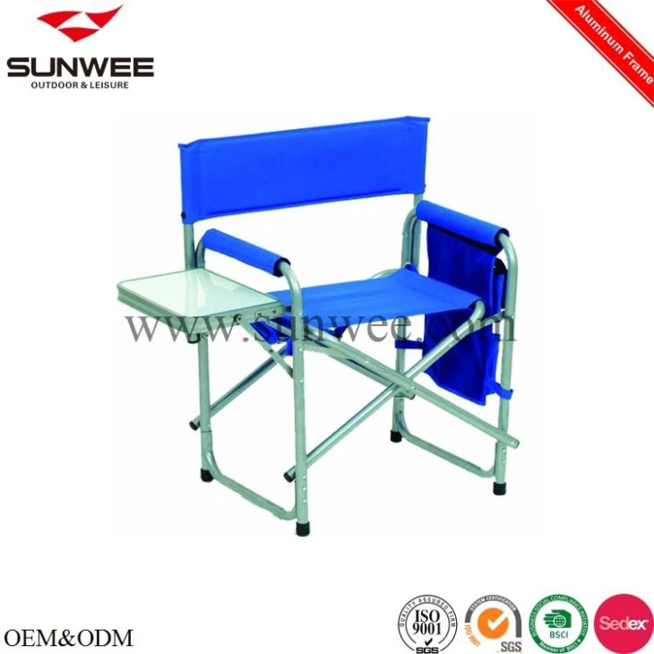 Aluminum folding director chair